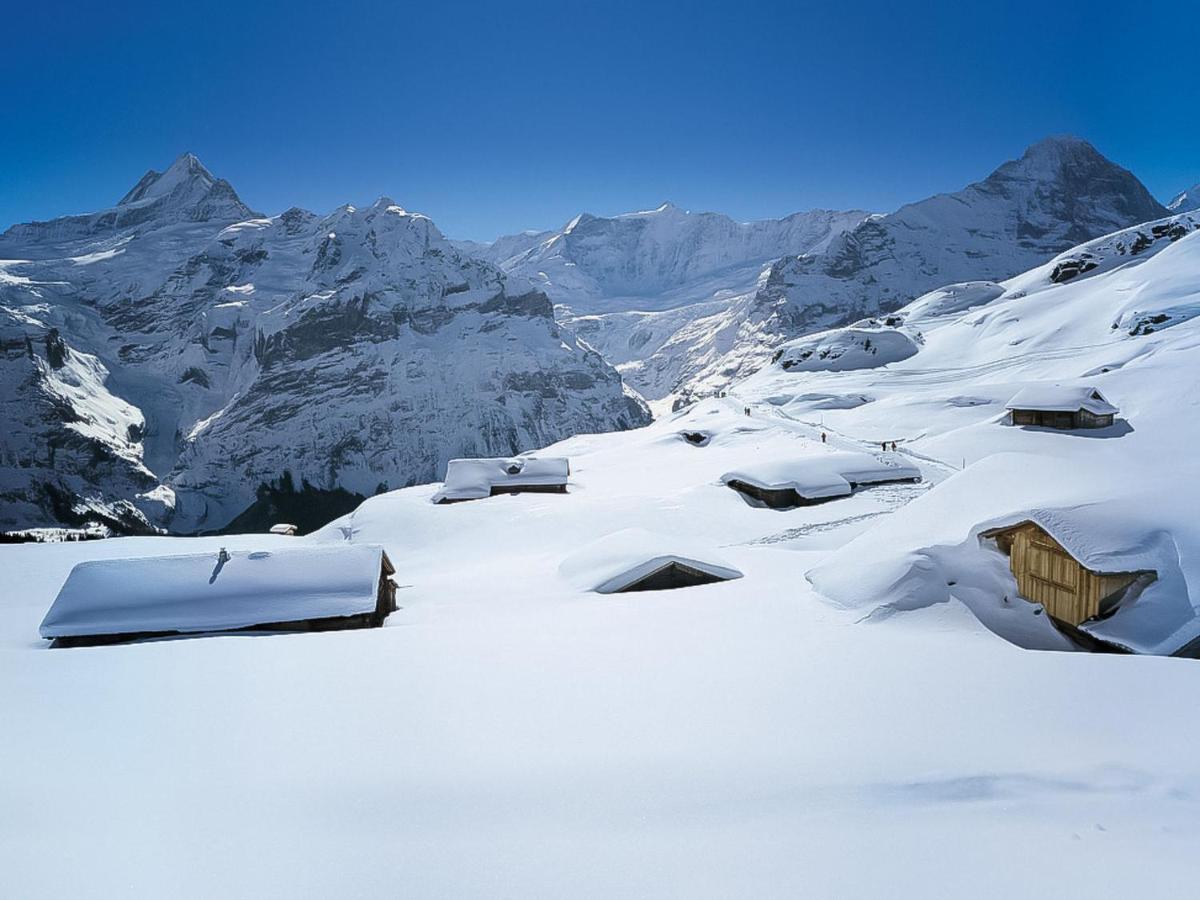 Apartment Chalet Abendrot Apartments-10 By Interhome Grindelwald Exterior photo